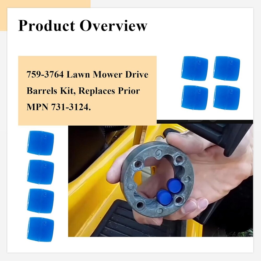 8 PCS 759-3764 DRIVE BARRELS KIT FOR MTD FOR CUB CADET BARREL KIT W gallery