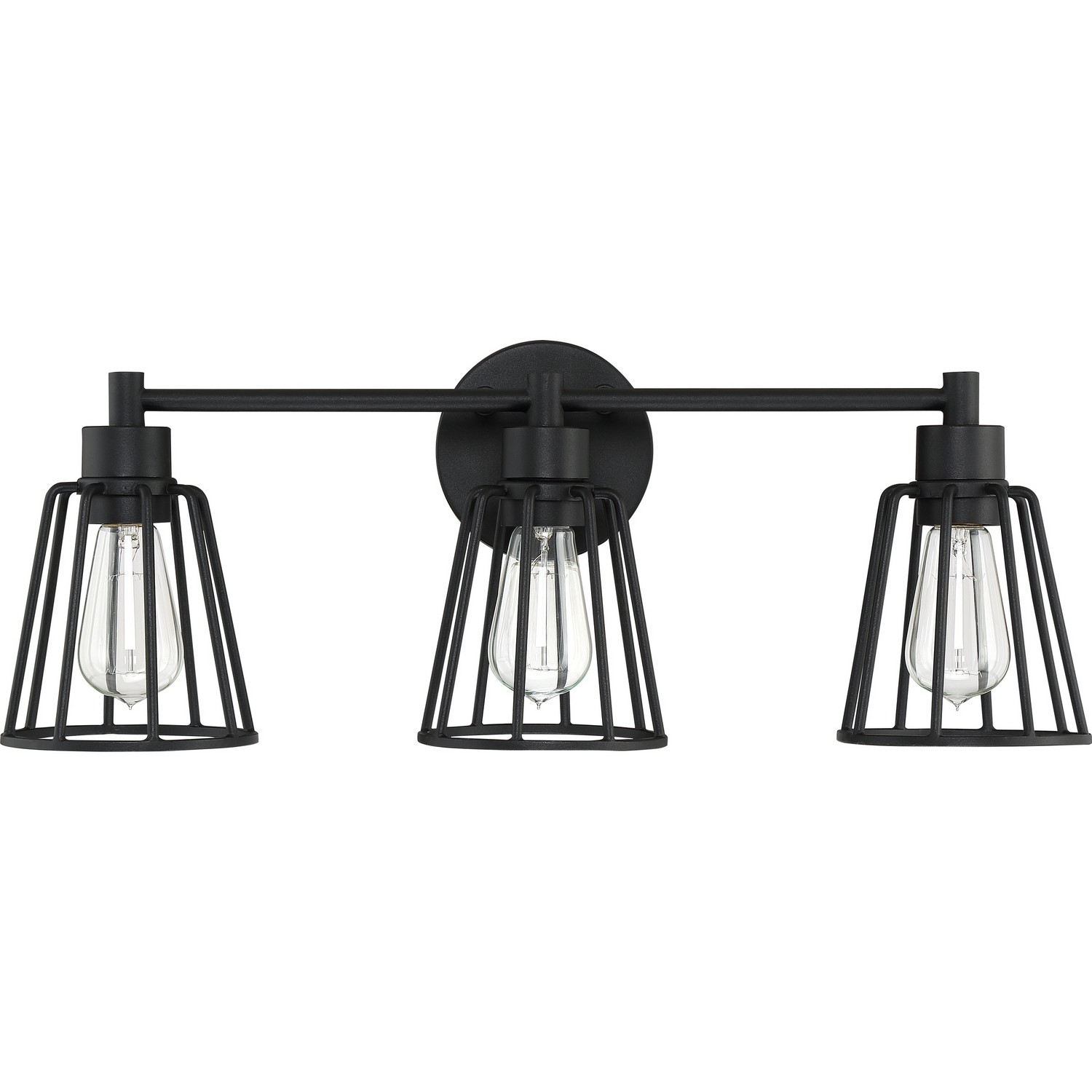 Atticus 3-Light Bathroom Vanity Light in Earth Black gallery