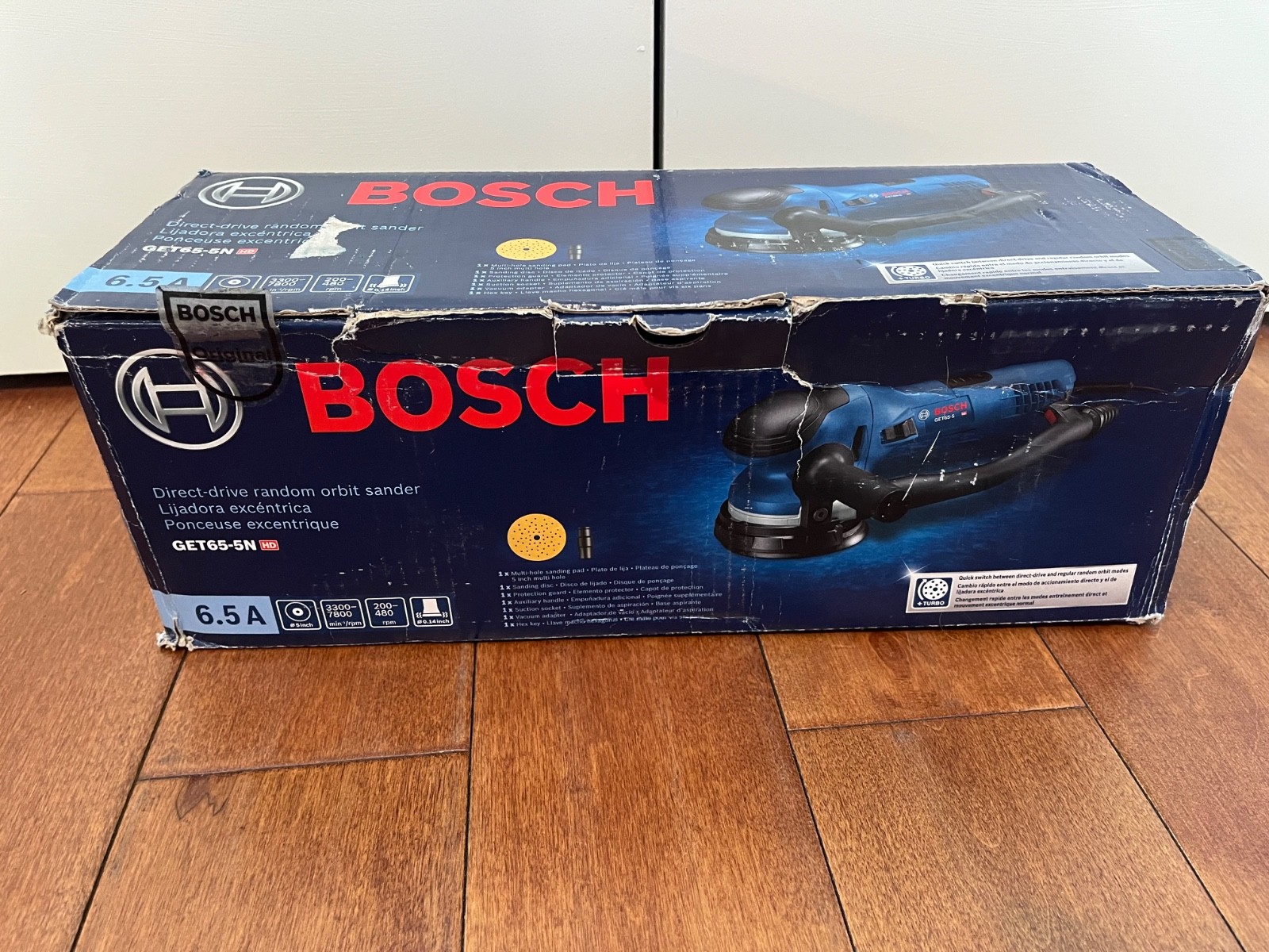Bosch GET65-5N Dual Mode 5" Random Orbit Sander 6.5 Amp gallery
