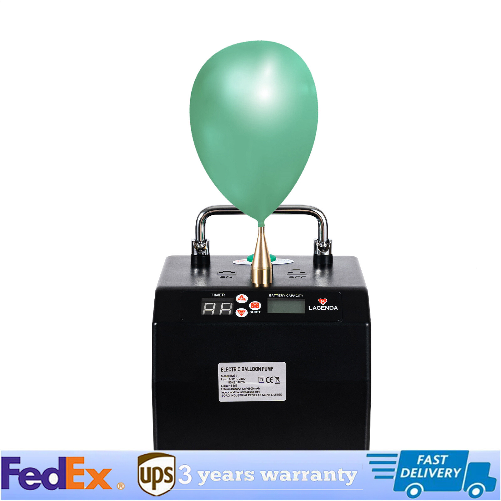 Air Blower Lagenda B231 Portable Electric Balloon Pump Balloon Inflator Party gallery