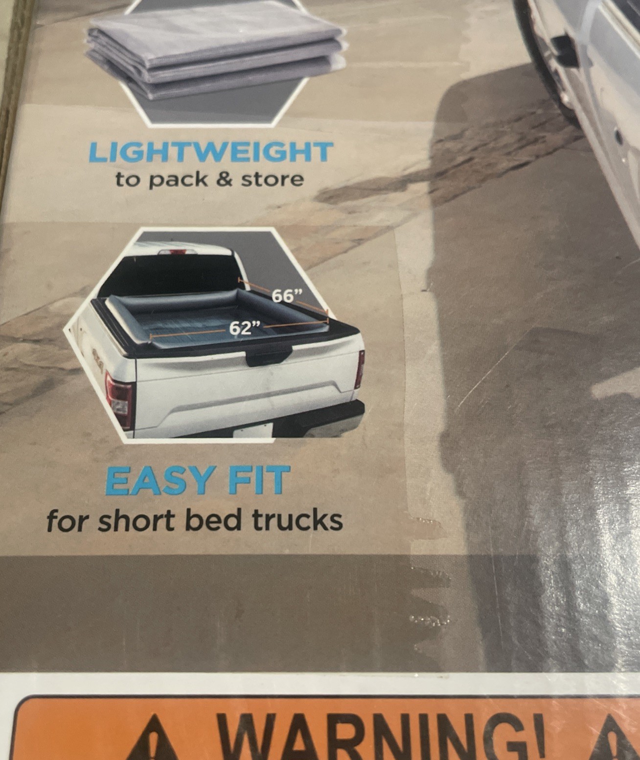 Summer Waves Inflatable Truck Bed Swimming Pool Measures gallery