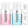 4 Pack Push Down Pump Dispenser 6.7oz/200ML & 80ML Empty 200ML & 80ML, Clear gallery