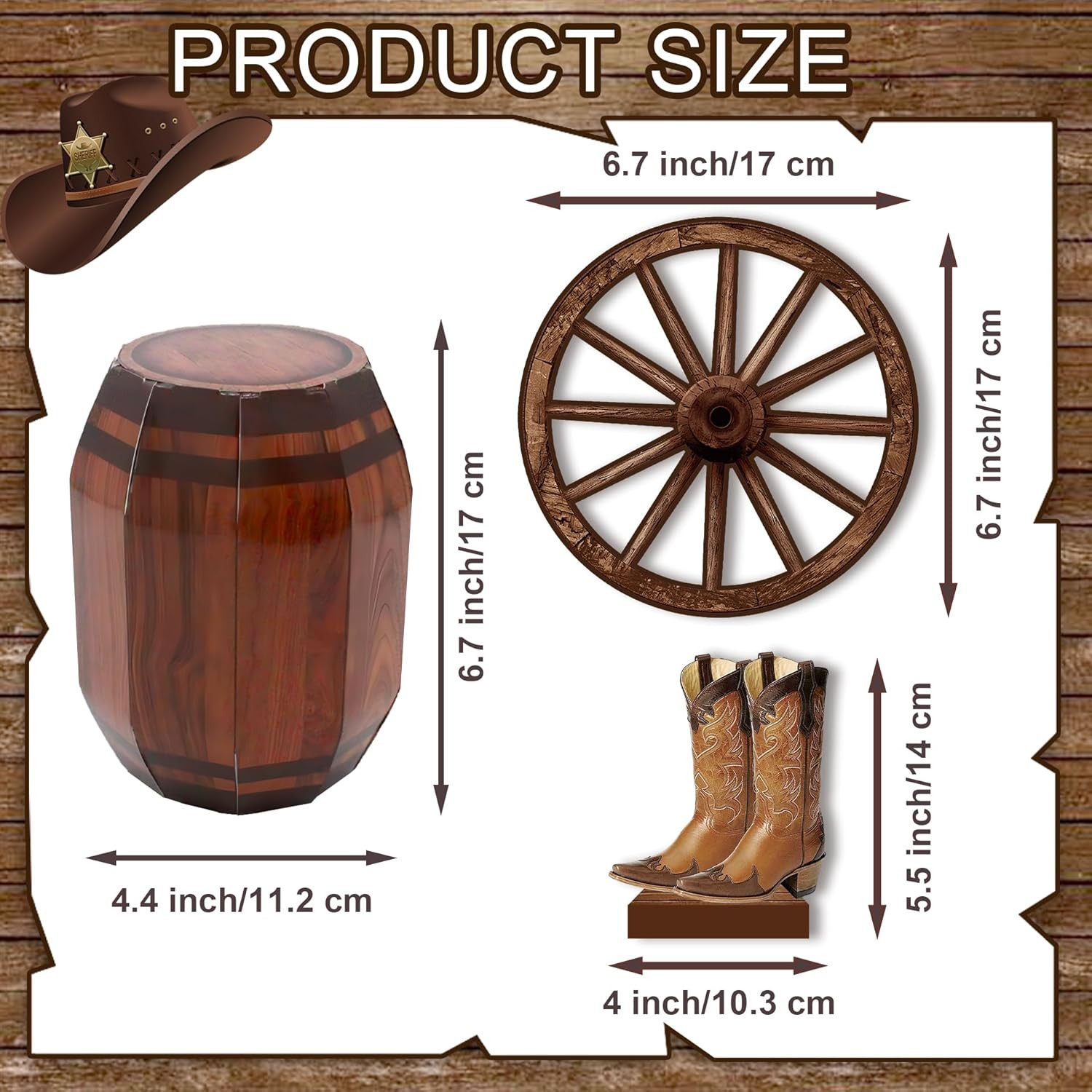 Western Party Decorations Cake Table Decorations Cowboy Birthday Baby Shower Dec gallery