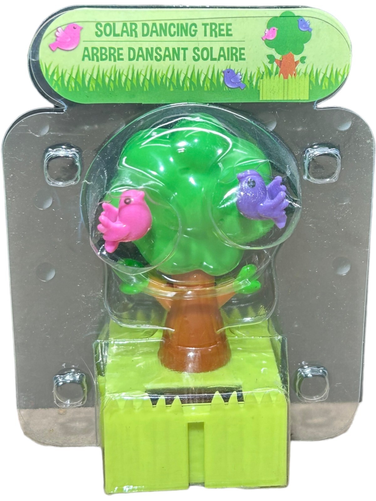 Solar Powered Dancing Chipmunk With A Daisy / Tree With Birds / Bear With Flower gallery