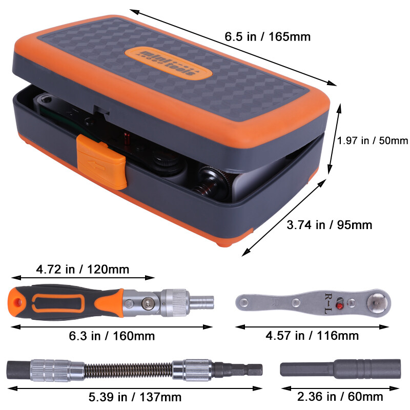 38pcs Socket Ratchet Screwdriver Wrench Repair Tool Kit Mini Mechanics Tools gallery