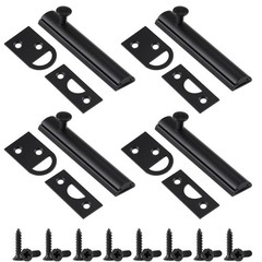 4 Pcs Solid Brass Surface Bolt Door Slide Bolt Door Latches for Top of Door S