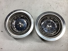2x REGENCY 600DB35 Kitchen Basket Drain w/Strainer 3.5″