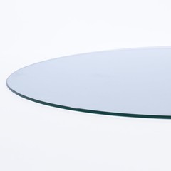 48″ Round Tempered Glass Table Top By Spancraft Glass 48RD12MMFP