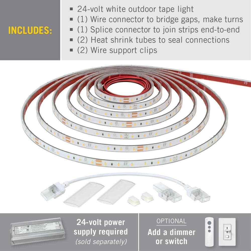 Armacost Lighting RibbonFlex Pro 32 ft. 24-Volt White Outdoor LED Tape Light gallery