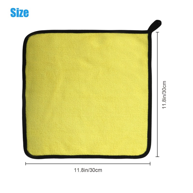 6pcs Thick Auto Wash Microfiber Towel Auto Cleaning Drying Cloth Super Absorben gallery