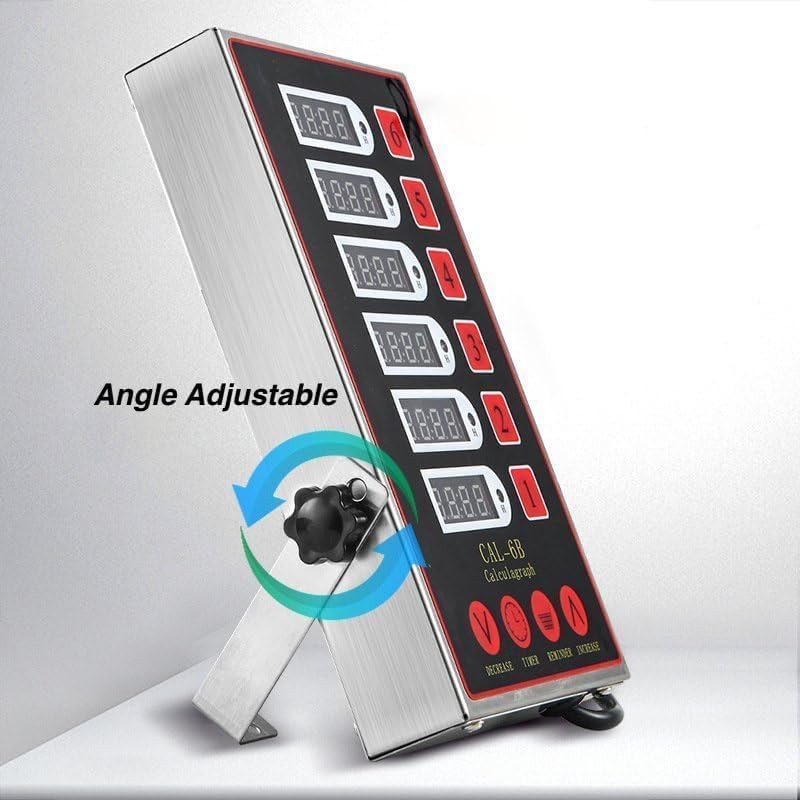 Commercial Kitchen Timer with 6 Channels, Professional LED Digital Timer for Coo gallery