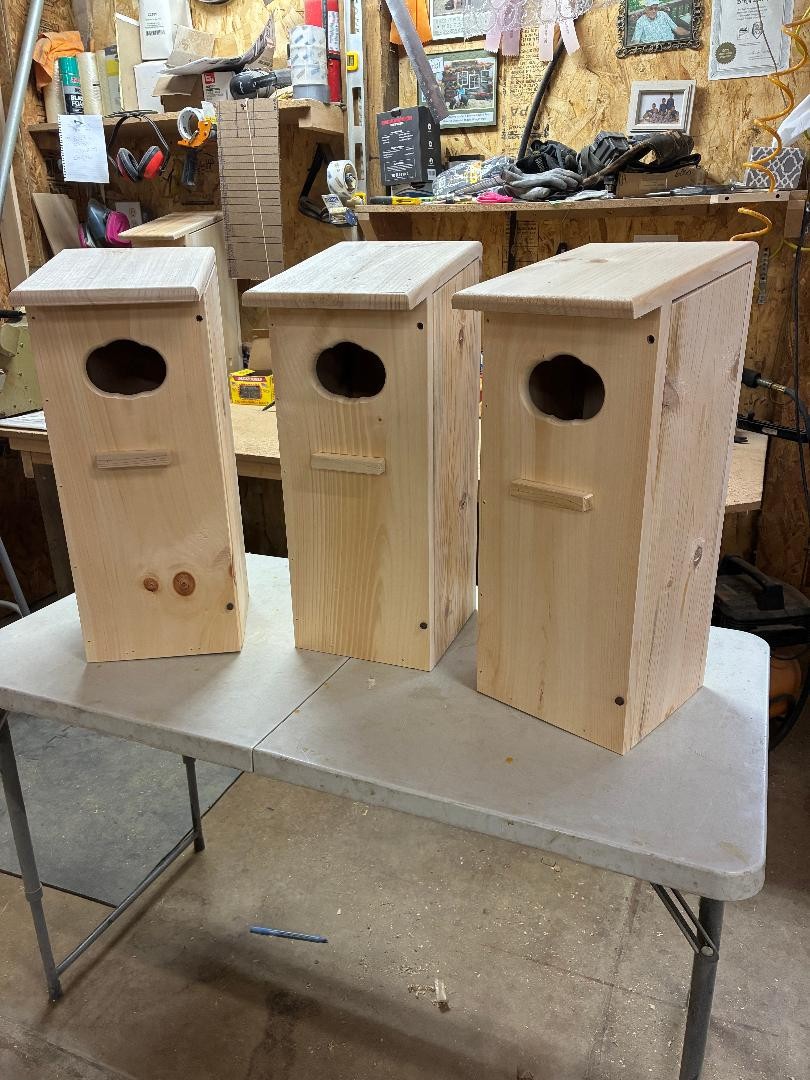 3-pack Wood duck nest boxes gallery
