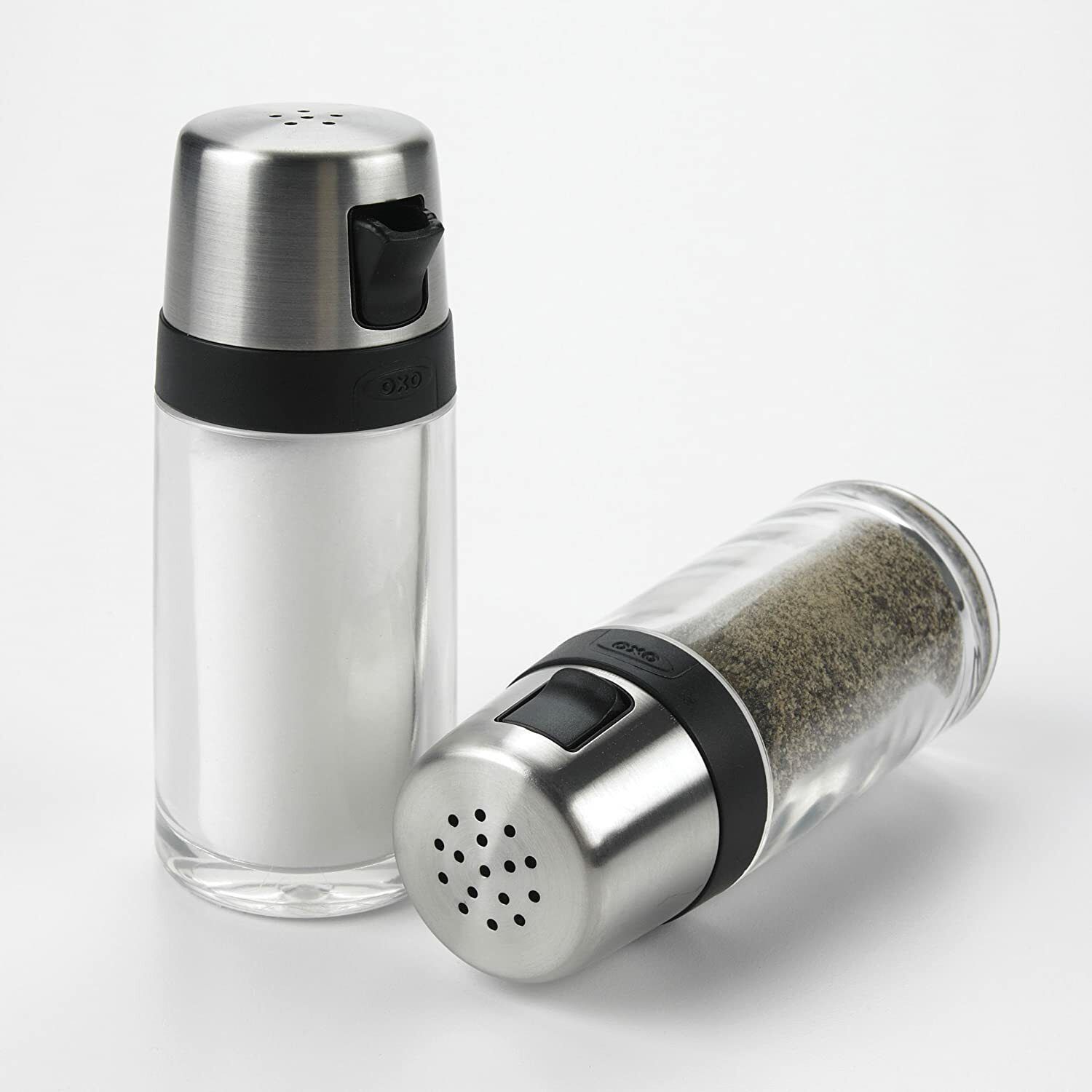 OXO Good Grips Plastic Salt Shaker/Pourer With Pour Spout - Stainless Steel Cap gallery
