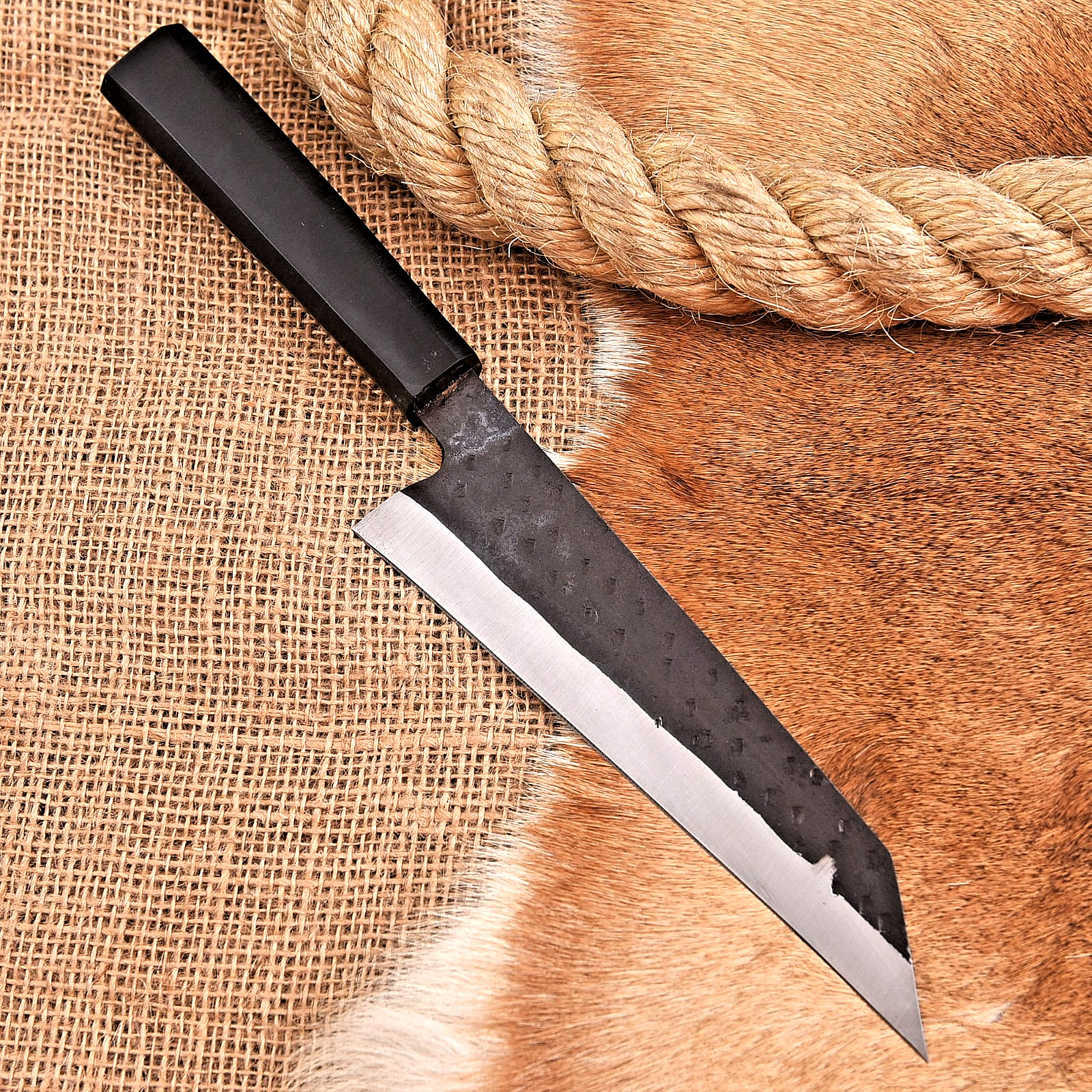 CUSTOM HAND MADE FORGE HIGH CARBON STEEL KITCHEN CHEF KNIFE HH 220 gallery