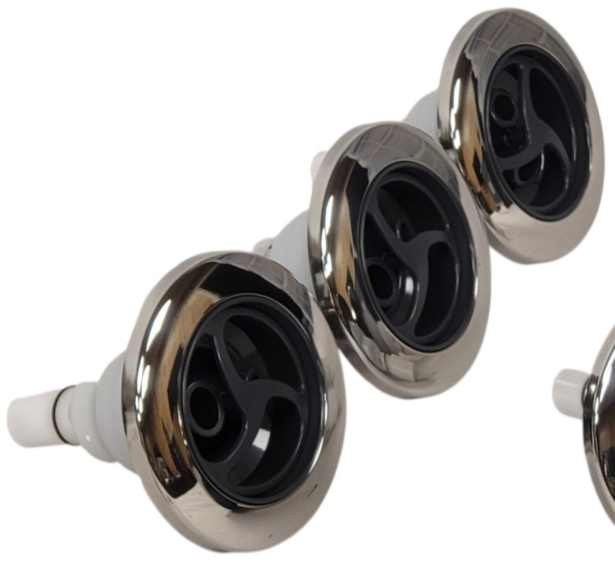 (3) CMP 500 Gray 5" Bearingless Double Roto Spa Jet Hot Tub Insert 29553-092-100 gallery