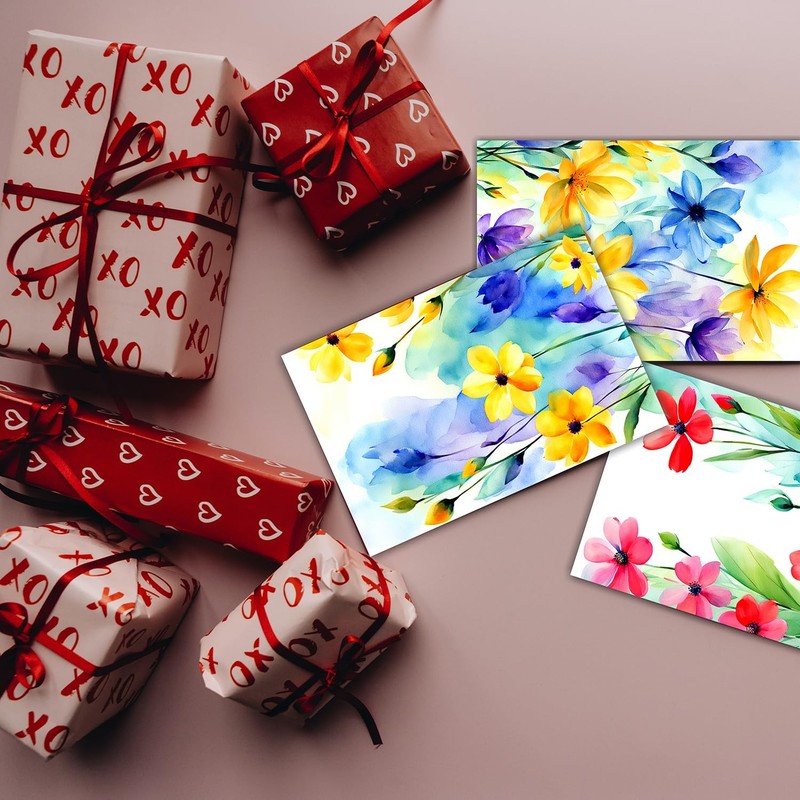 36 Floral Blank Note Cards With Envelopes - 4 x 6 inch All Occasion Greeting ... gallery