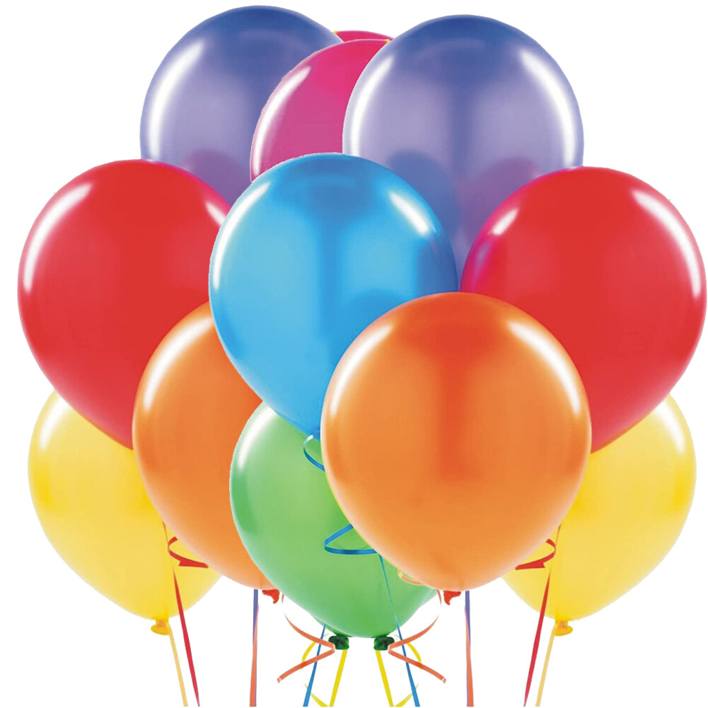 PMLAND 100 Pieces Rainbow Set Assorted Color Latex Party Balloons 12 Inches gallery