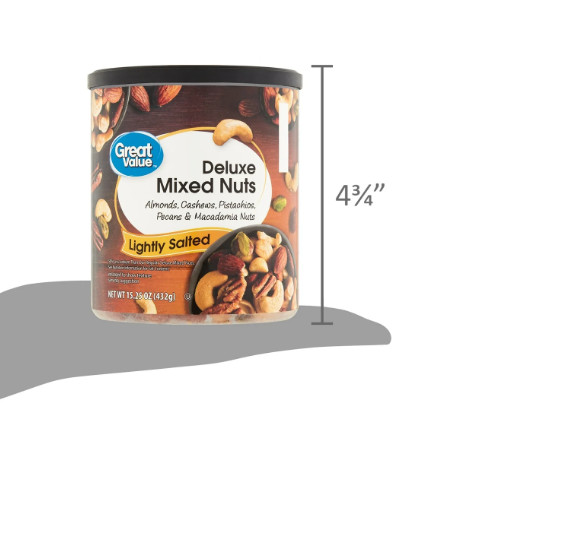 Great Value Lightly Salted, Deluxe Mixed Nuts, 15.25 oz 2 PACK gallery