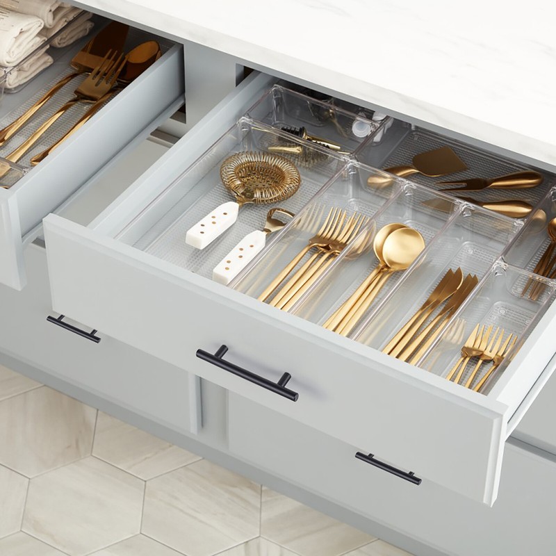 Black Modern Kitchen Cabinet Pulls Drawer T Bar Handle Cupboard Dresser Pull Lot gallery