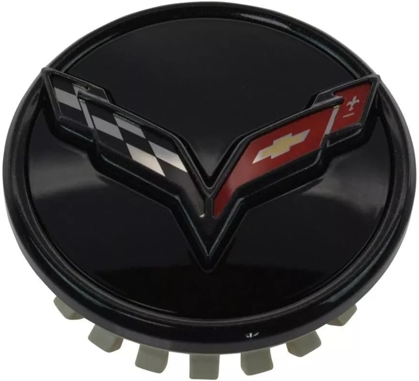 4Pc C7 Corvette Stingray Center Caps Crossed Flag 23217059 gallery