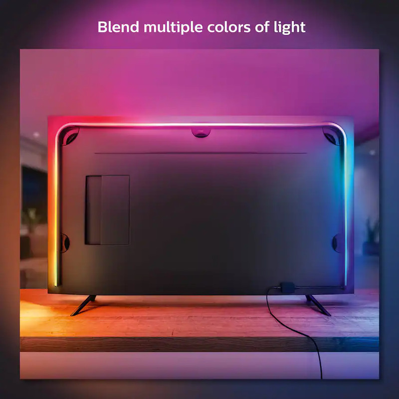Philips Hue Play Gradient Lightstrip 75" Smart LED Backlight White & Color gallery