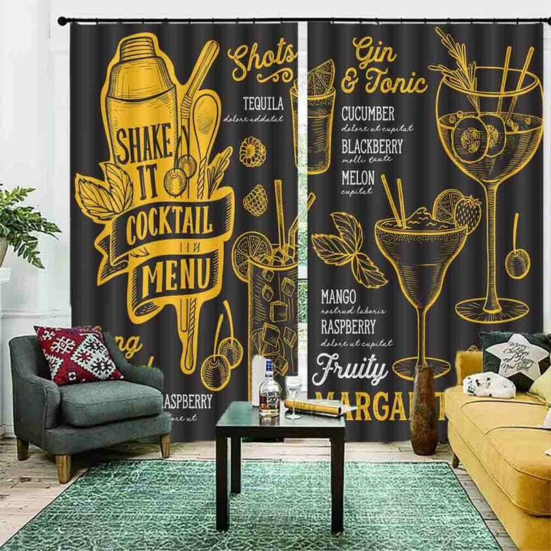 Bubble Sponge Lines 3D Curtain Blockout Photo Printing Curtains Drape Fabric gallery