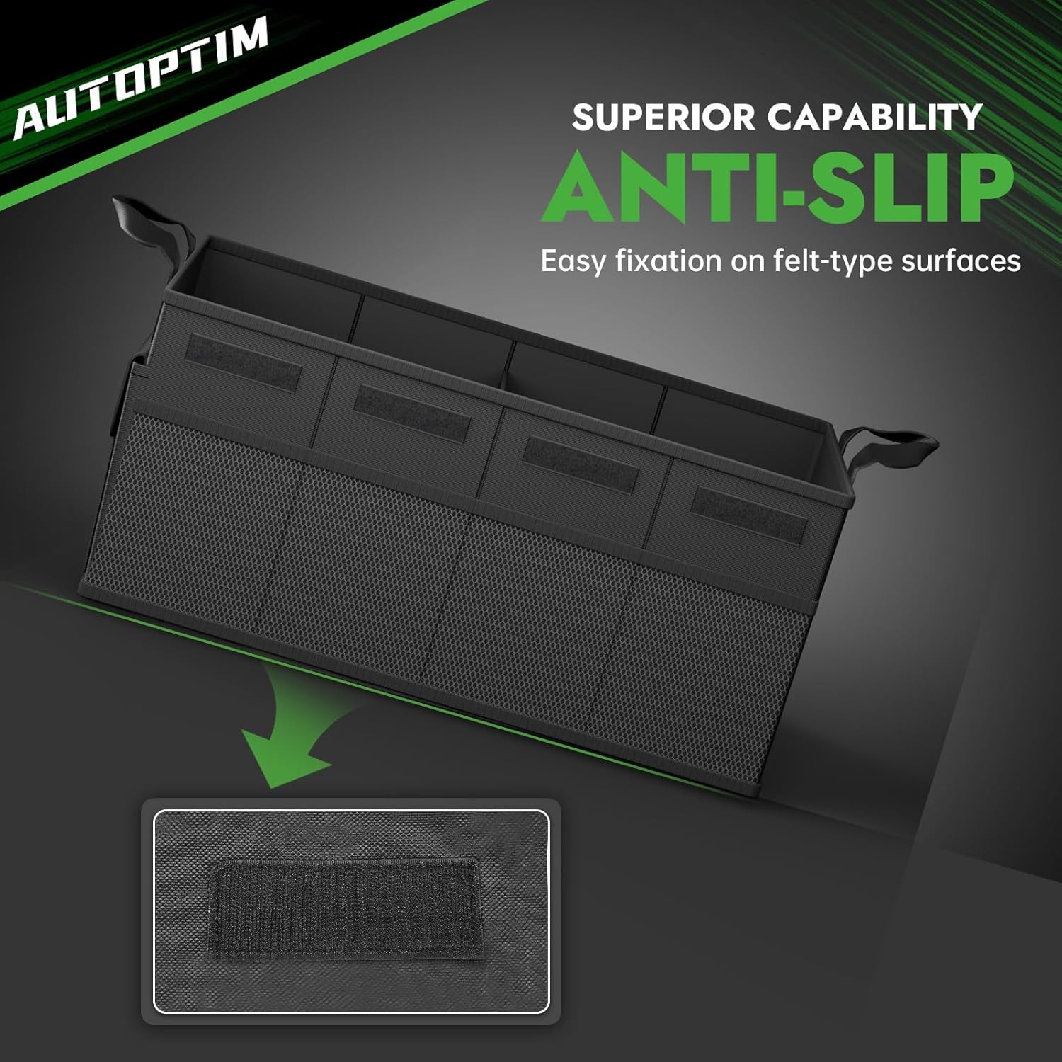 50L Collapsible Car Trunk Organizer - Non-Slip Storage Solution, Foldable авто gallery