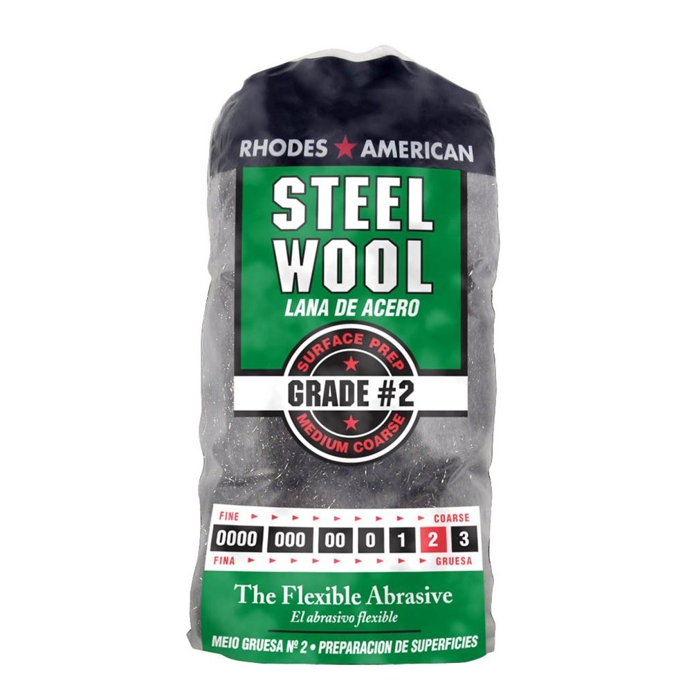 Flexible 12-Pad Medium Coarse Steel Wool - Ideal for Cleaning and Surface Prep gallery