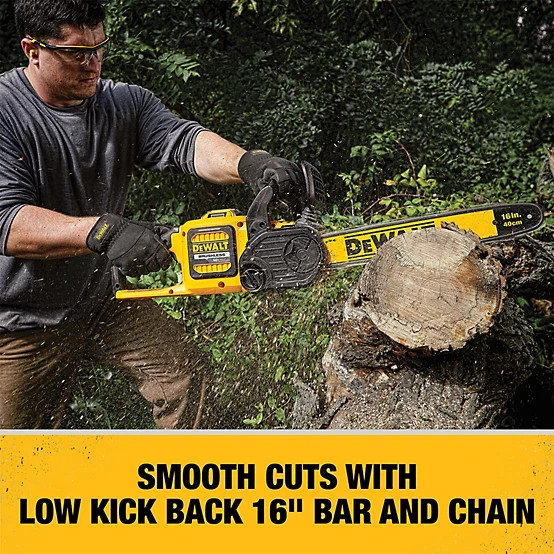 DEWALT 60V FLEXVOLT 16" Brushless Chainsaw Kit w/6Ah Battery/Charger DCCS670T1 gallery