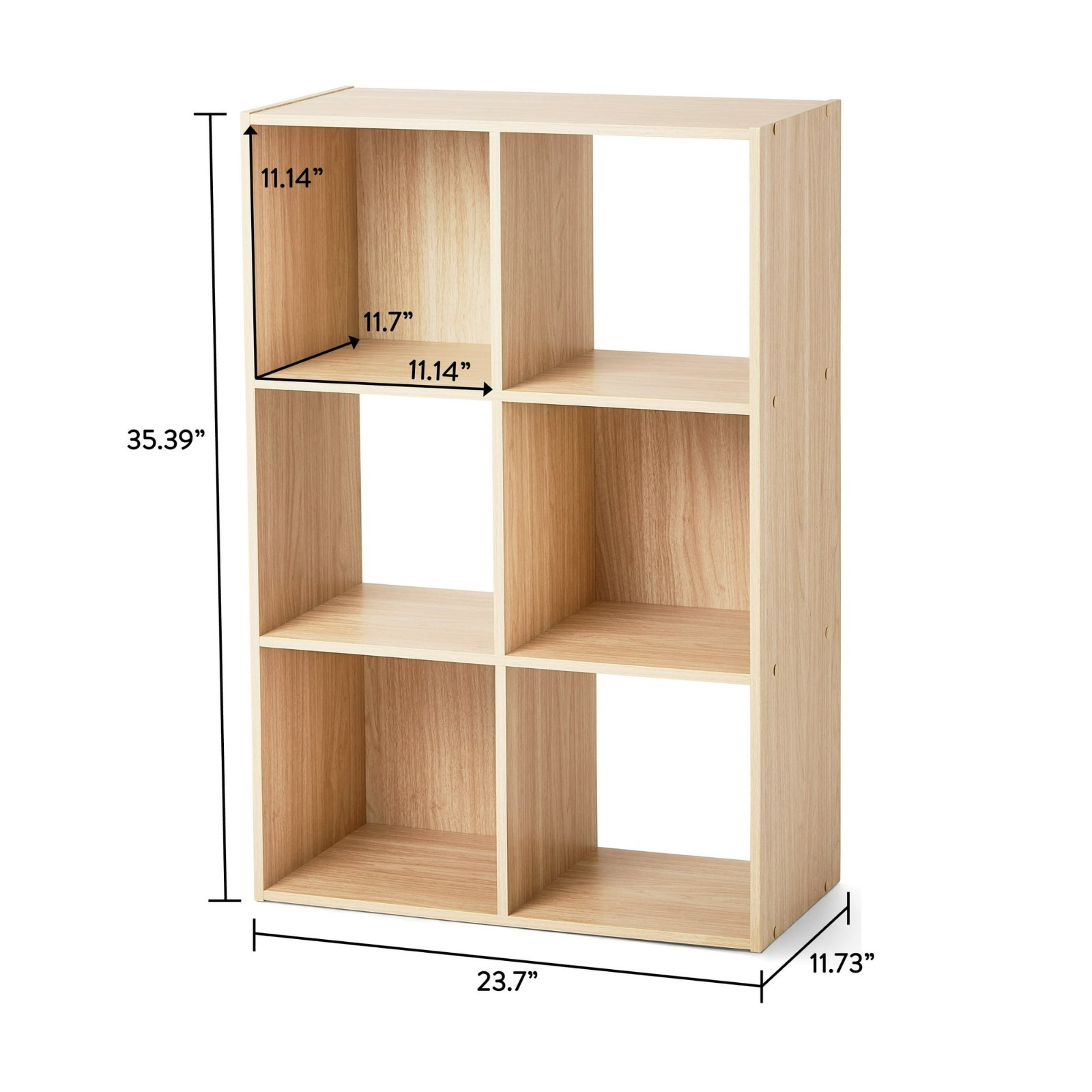 FLASH SALE!!! Mainstays 6 Cube Storage Organizer, Spring Pine NEW WITH TAG gallery