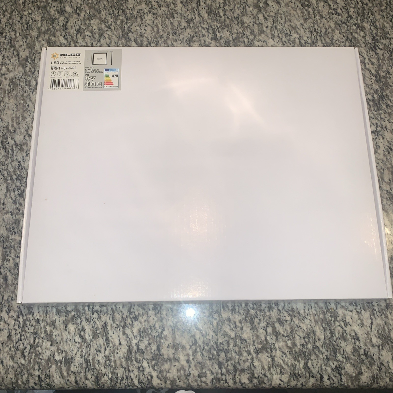 12 In Square LED Recessed White Lighting Ceiling Panel 17w 1600Lm gallery