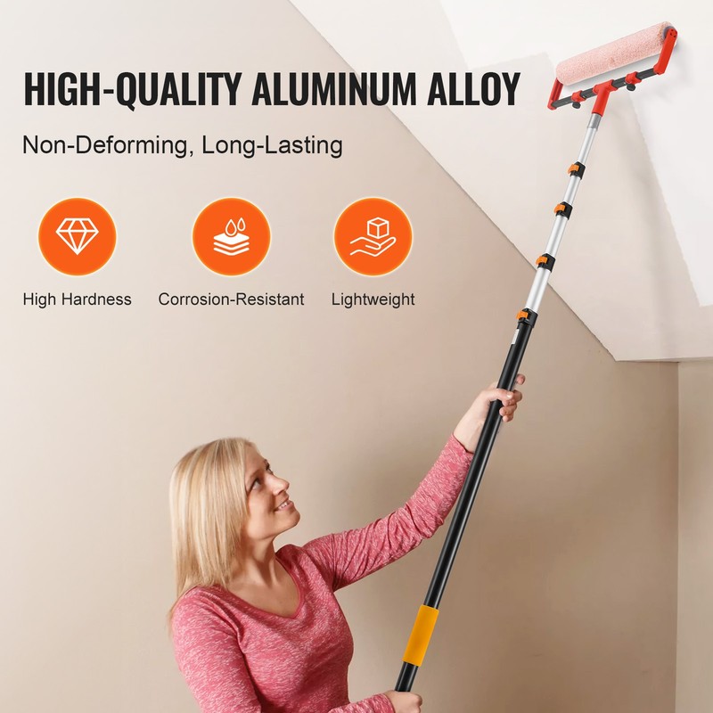 VEVOR Telescoping Extension Pole 6 to 24 FT Multi-Purpose for Painting Dusting gallery