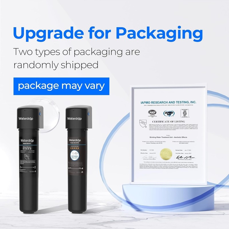 Waterdrop 15UA Under Sink Water Filter System Reduces Lead Chlorine 16K Gallons gallery