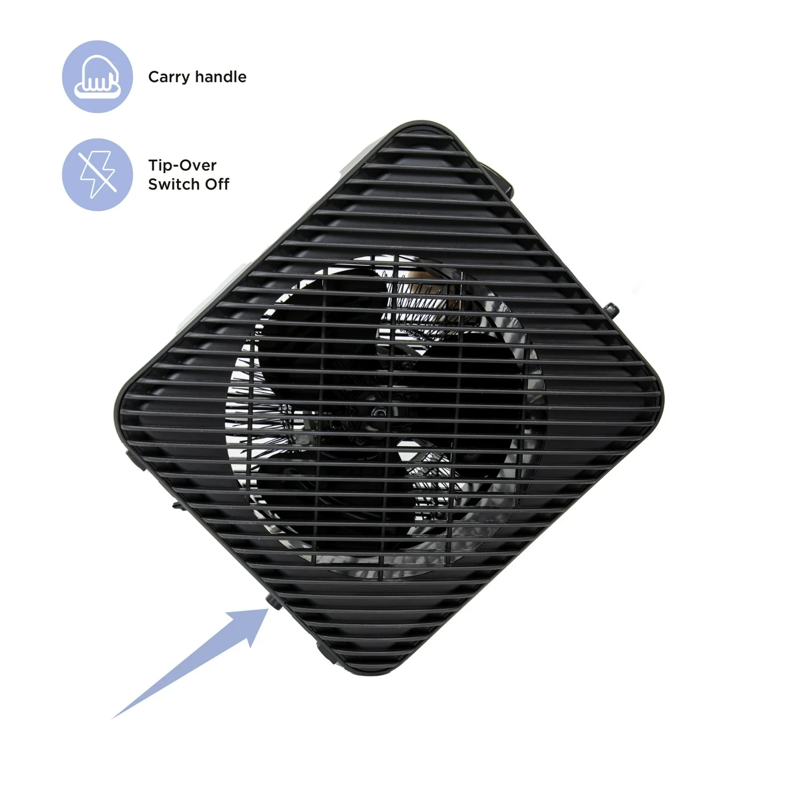 Pelonis 1500W 3-Speed Electric Fan-Forced Space Heater Black PSH08F1ABB OPEN BOX gallery