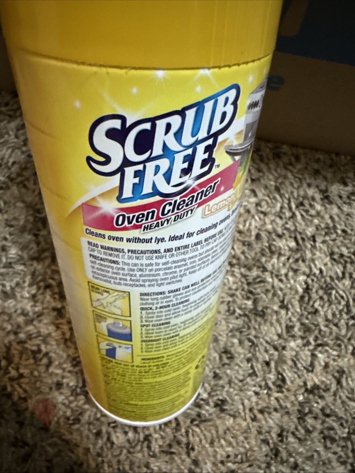 Scrub Free Oven Cleaner Lemon 12oz - Heavy Duty Degreaser Spray gallery