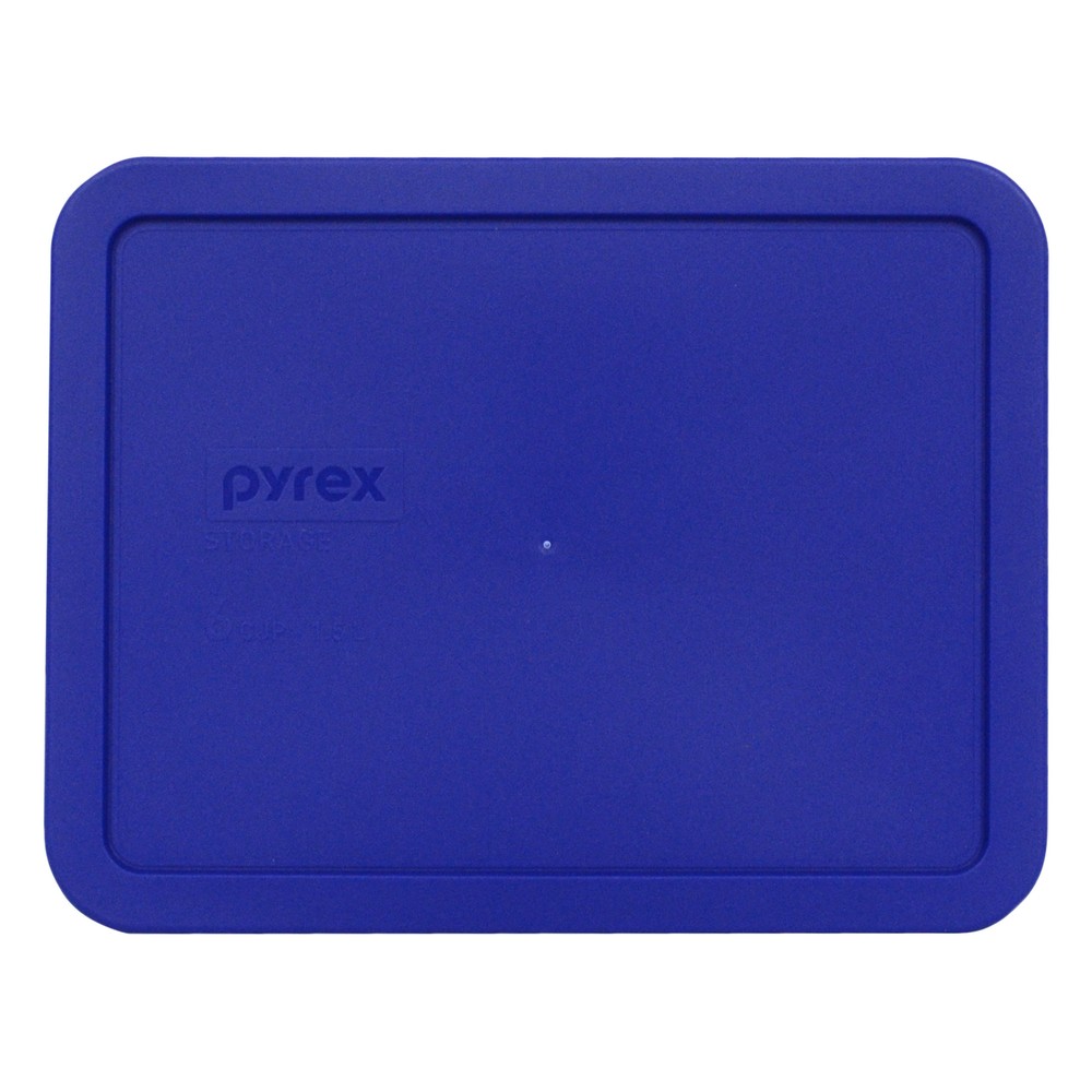 Pyrex 7211-PC Rectangular Blue 6 Cup Plastic Storage Lid Cover for Glass Dish
