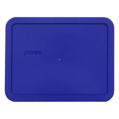 Pyrex 7211-PC Rectangular Blue 6 Cup Plastic Storage Lid Cover for Glass Dish