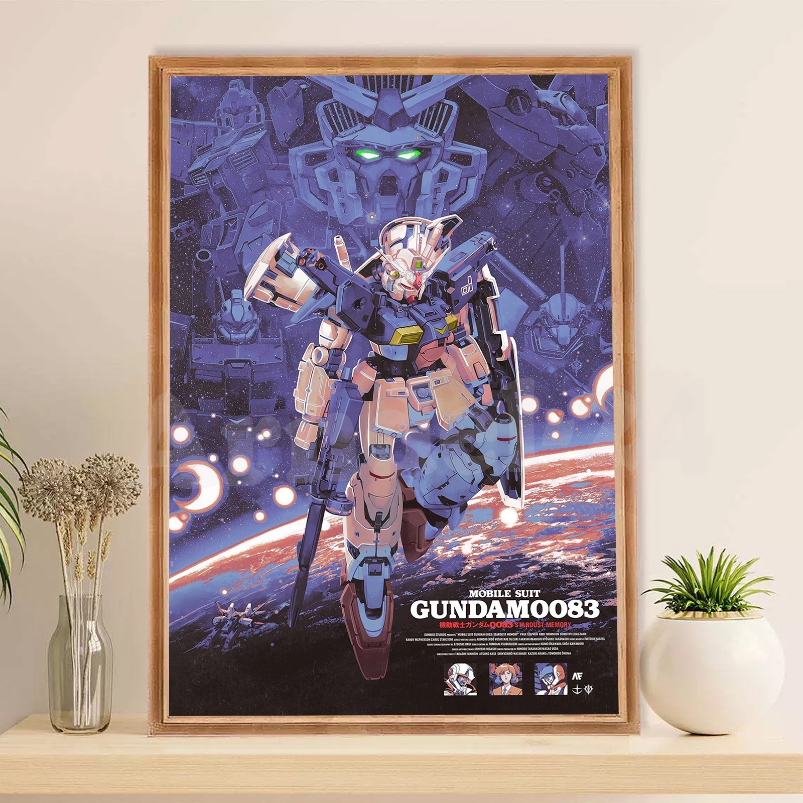 Mobile Suit Gundam 0083 Stardust Memory Poster Japanese Anime Art Print No Frame gallery