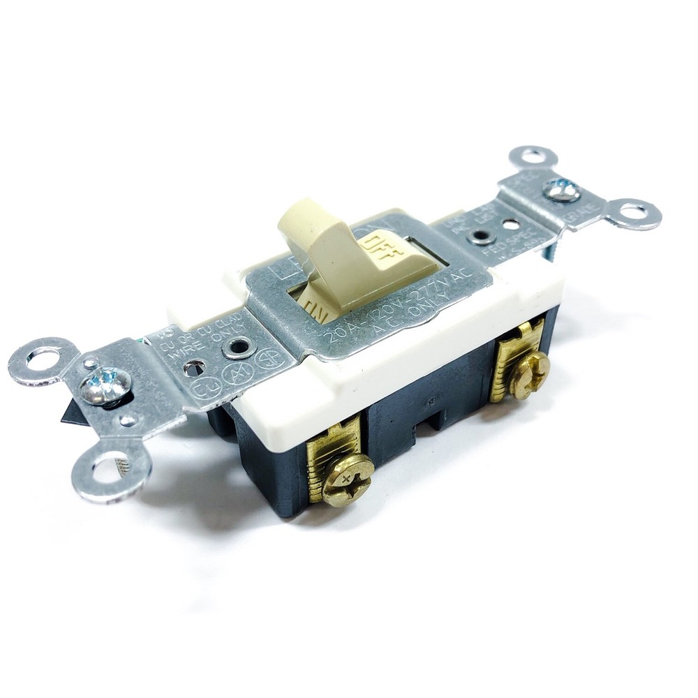 1221-SI Leviton Toggle Switch, 20A-120/277V, Ivory