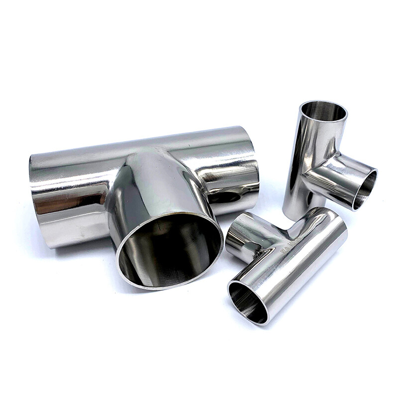 Stainless Steel Equal Tee T Shape Pipe T-Piece Exhaust Tube Polished 19-89mm New gallery