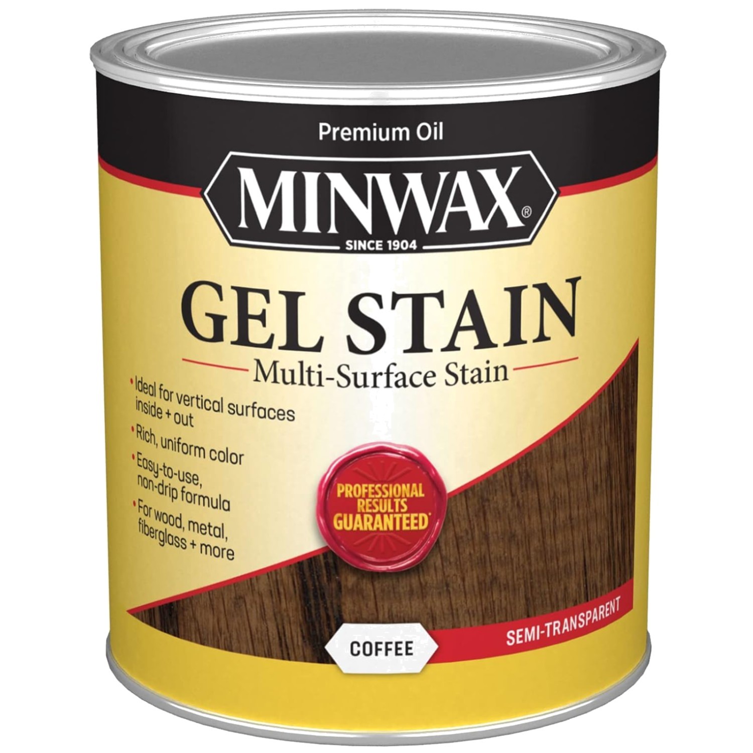 Coffee Wood Gel Stain - Non-Drip Formula gallery