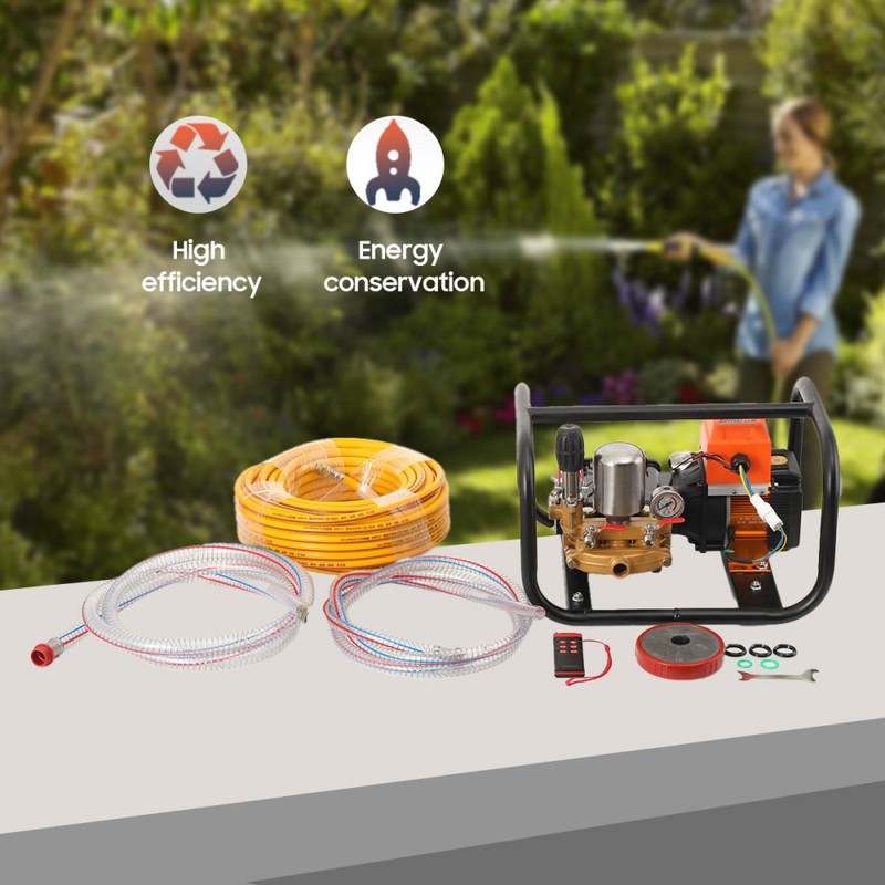 Electric High Pressure Spraying Machine Remote Control Reflux + 30 Meters Tube gallery