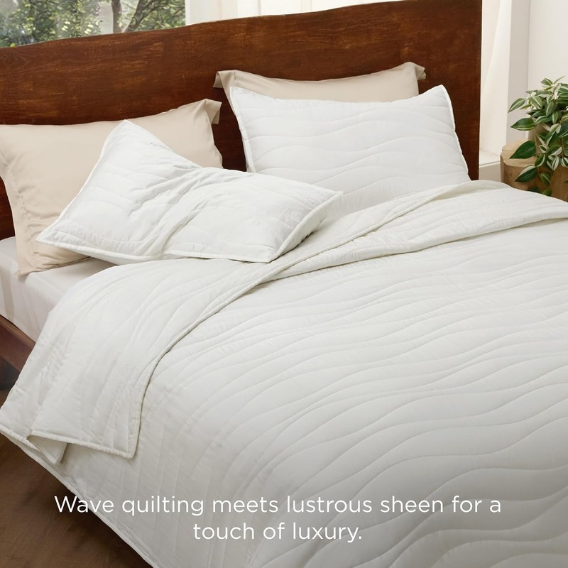 Summer Quilt – Below Zero Cooling Comforter Queen Size, White, Moisture-Wicking gallery
