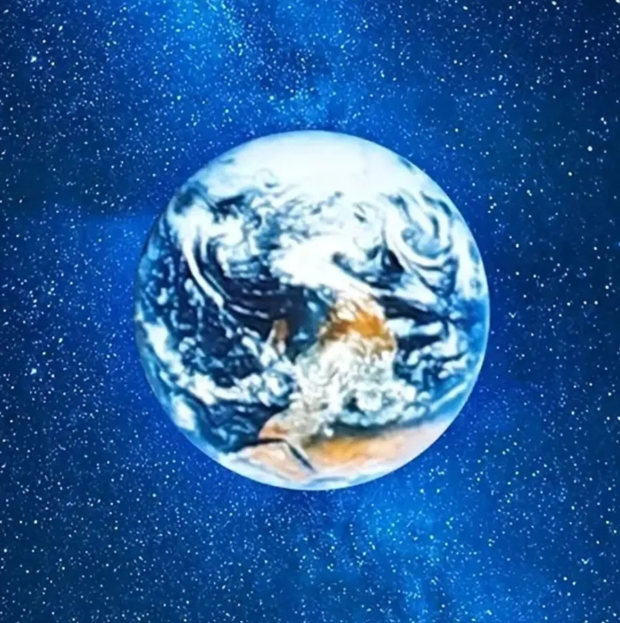1pc USB Ceiling Moon & Earth Projection Atmosphere Light for Home Decor - NEW gallery
