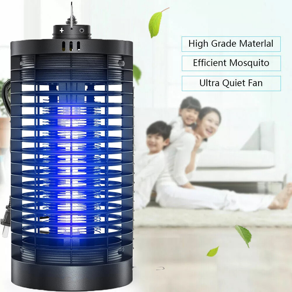 Portable Electric Fly Gnat Killer Lamp Pests Fly Insect Trap Mosquito Bug Zapper gallery