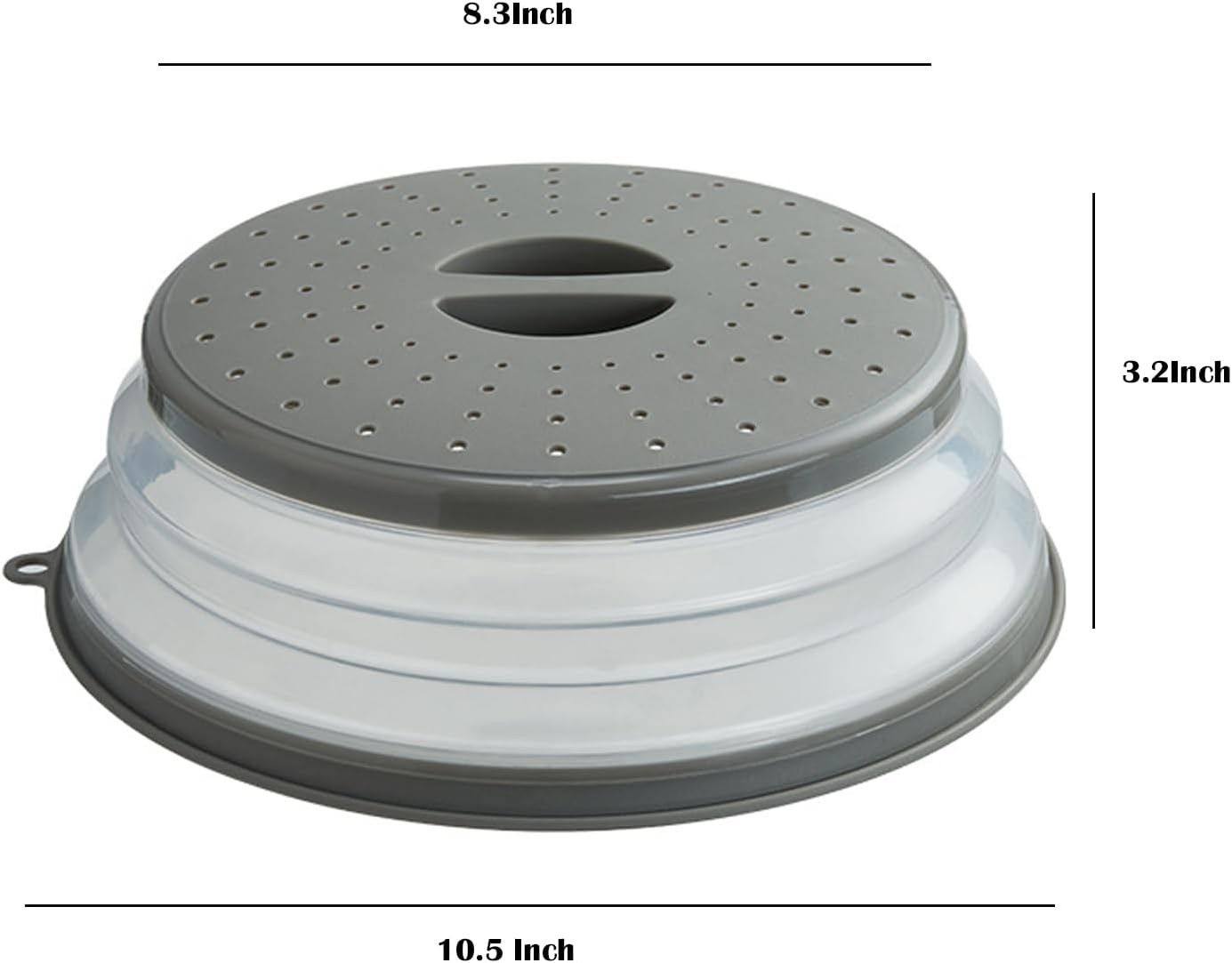 Vented Microwave Splatter Cover Silicone Plastic BPA-Free 1 Pack gallery