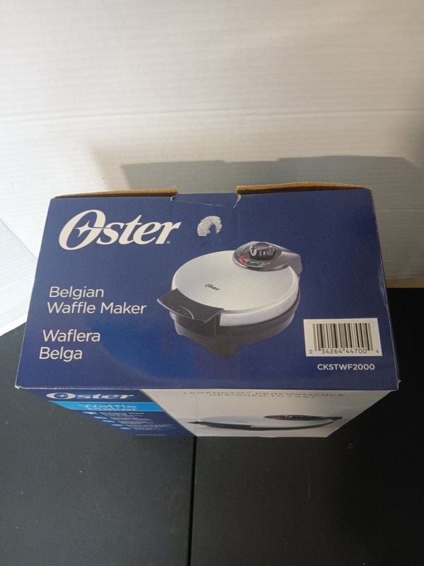 Oster Belgian Waffle Maker Stainless Steel Housing/Non Stick New Open Box gallery