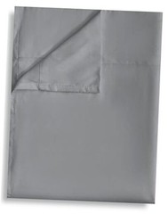 Flat Sheet Only Pack Top Bed Sheets, Soft Breathable Brushed King 1 Light Gray