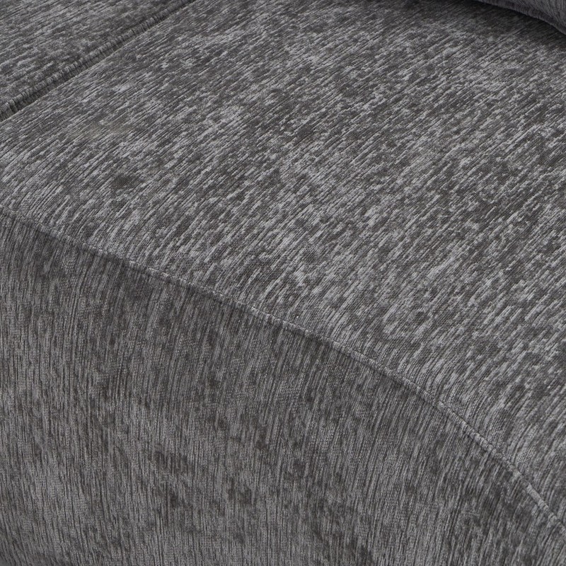 Curved Boneless Sofa,Compression Modular 106'' Sectional,Grey High-Density Gray gallery