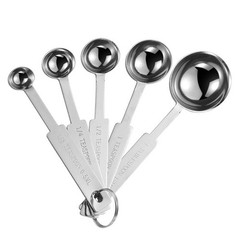 5PCS Measuring Spoons Set, Includes 1/8 tsp, 1/4 tsp, 1/2 tsp, 1 tsp, 1 tbsp,…